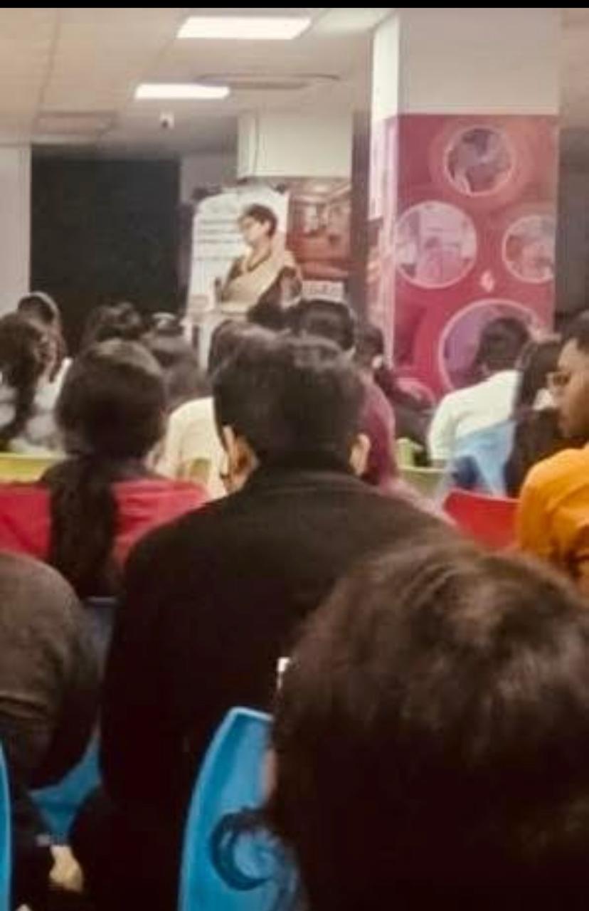 Awareness workshop moment.