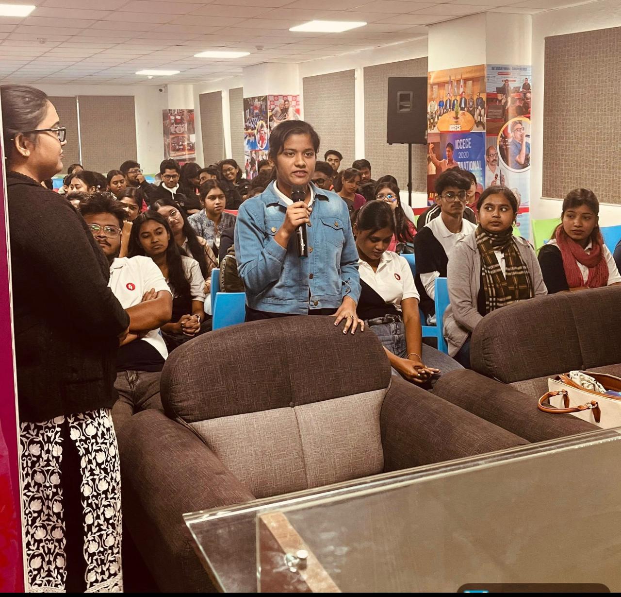 Awareness workshop moment.